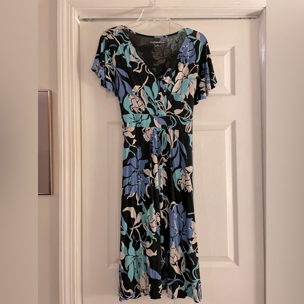 Croft & barrow floral knee length dress